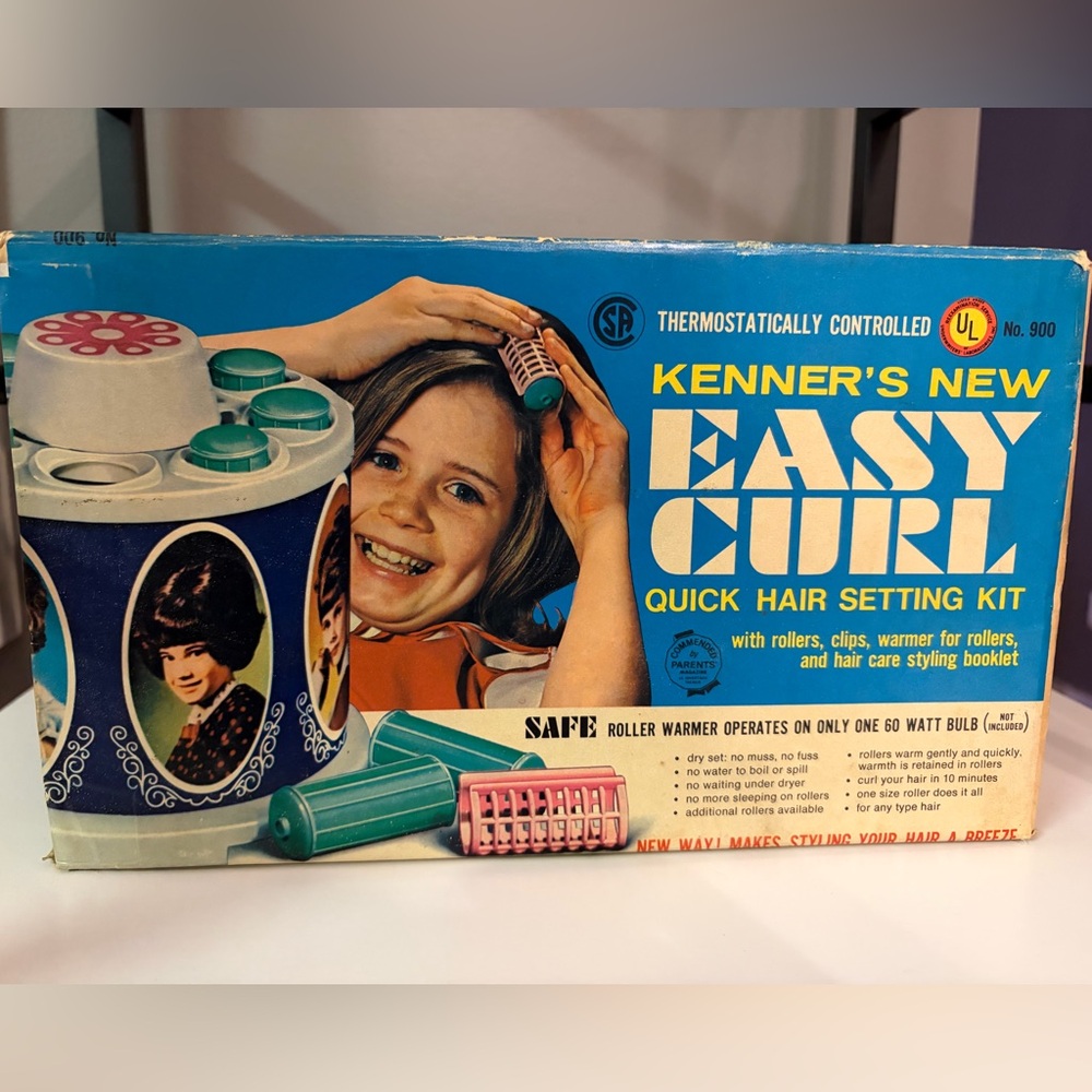 Kenner's Easy Curl Quick Hair Setting Kit Vintage
